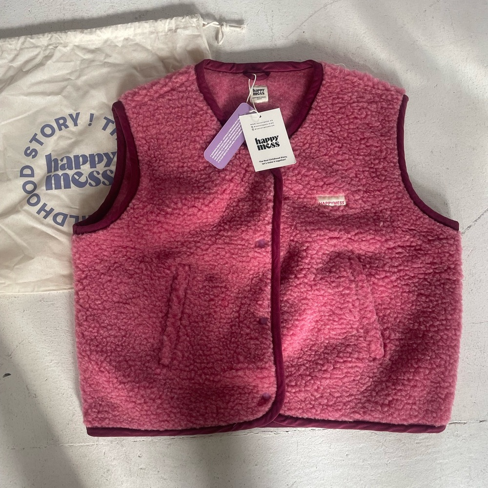 Happy Mess 100% Merino Wool Vest